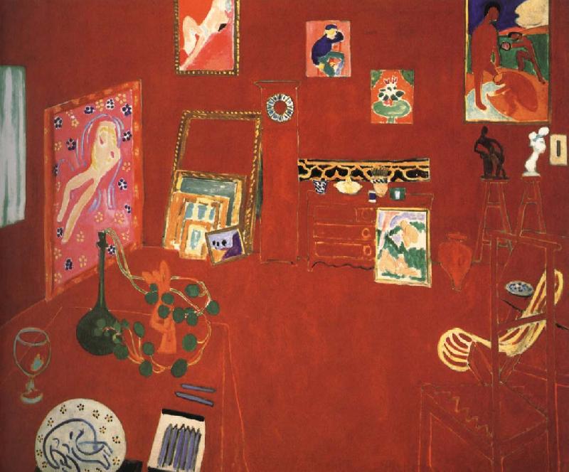 Henri Matisse Red studio